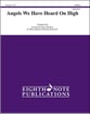 Angels We Have Heard On High Brass Quintet (opt. Drum Set) cover